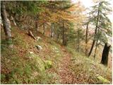 Planina Blato - Koča na Doliču